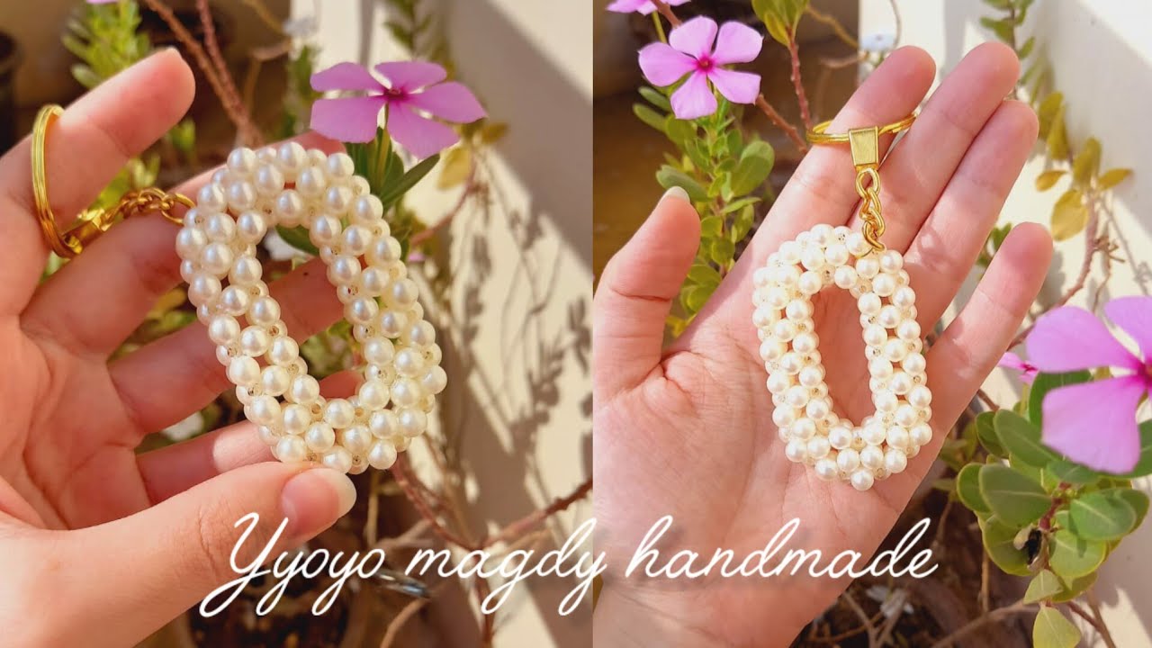 #حروف_انجليزي_بالخرز حرف O طريقة عمل #حرفo بالخرز بطريقة سهلة English letters with beads 💎 letter O