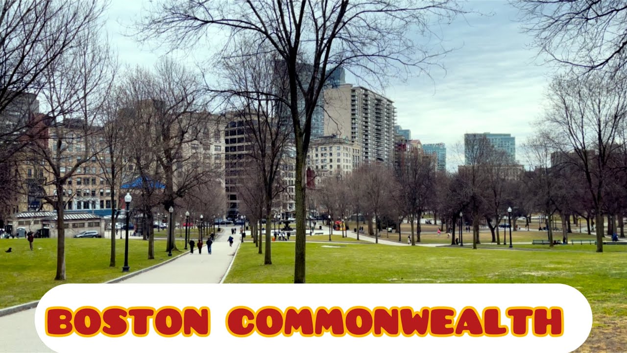 PUBLIC GARDEN de BOSTON sus alrededores lugares hermosos turísticos a pasear DISFRUTAR CONOCER 