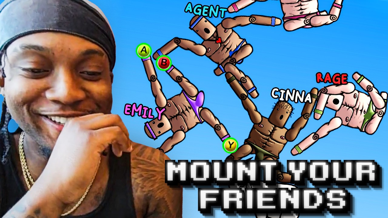 WTF IS THIS GAME...😂 (MOUNT YOUR FRIENDS W/CARE)