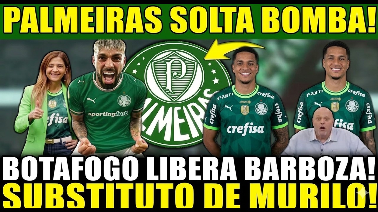 PALMEIRAS DE OLHO EM BARBOZA! ZAGUEIRO DO BOTAFOGO ENTRA NO RADAR DO VERDÃO PARA REFORÇAR A DEFESA 