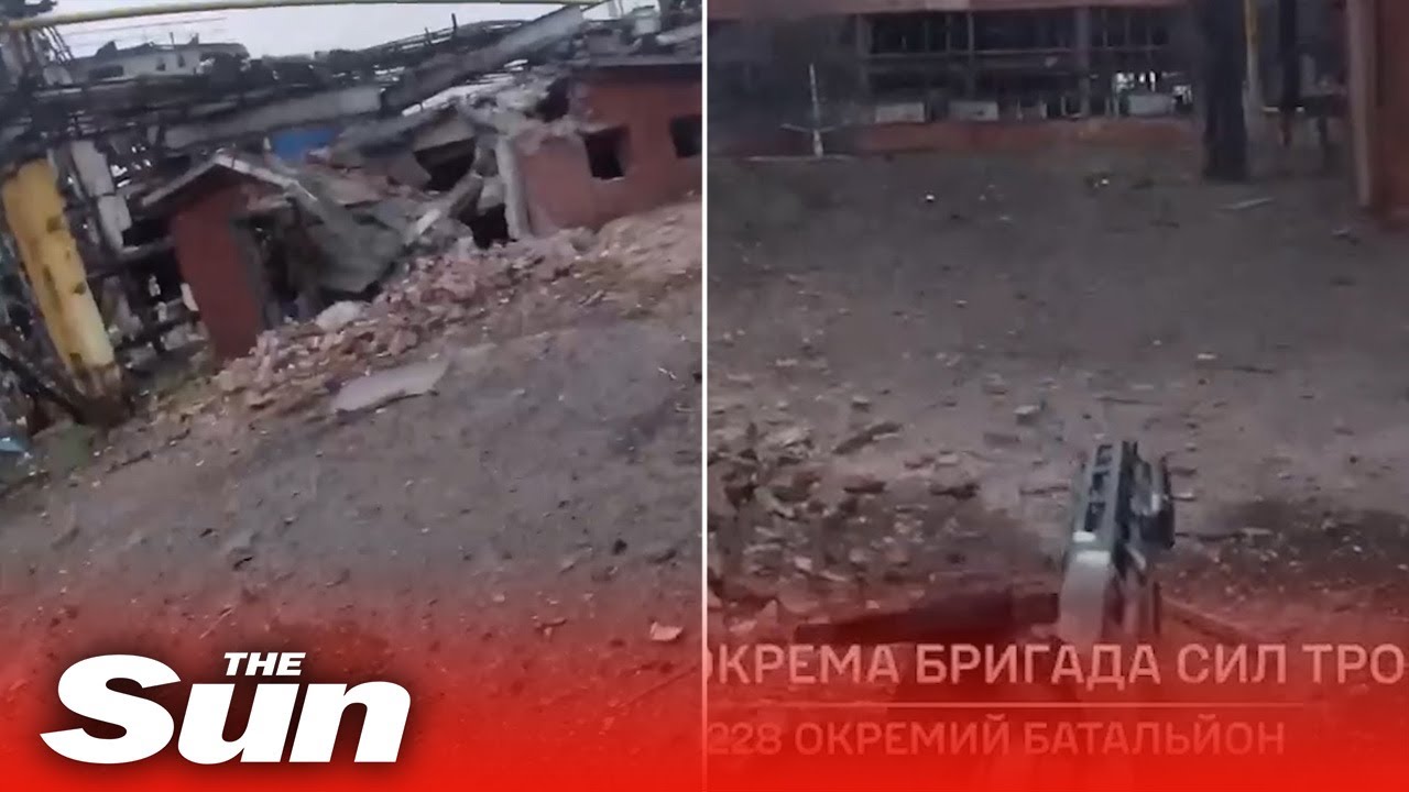 POV footage shows insides destroyed Bakhmut as Ukrainians fight Russian forces