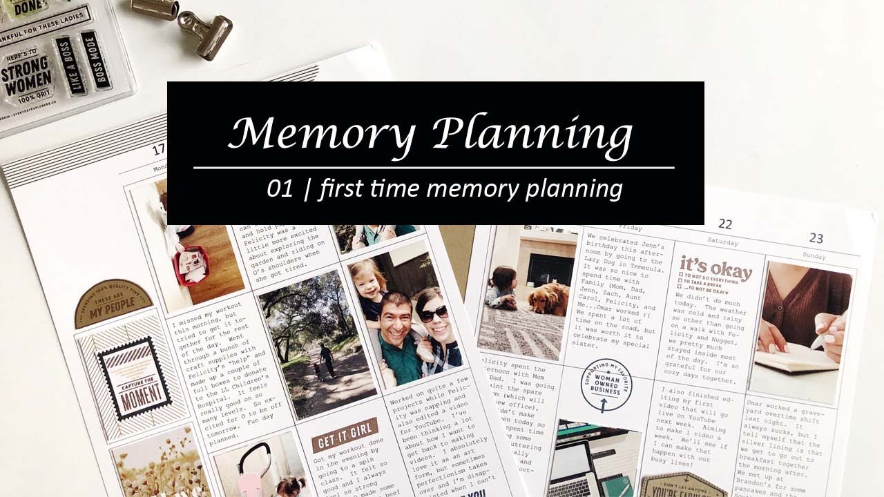 My First Time Trying Memory Planning