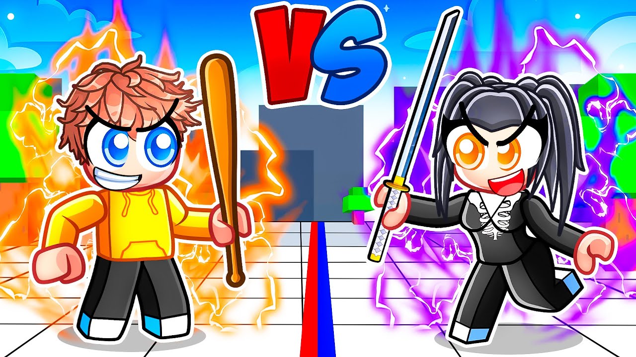 MIST vs MAXX in Roblox Strongest Battlegrounds!