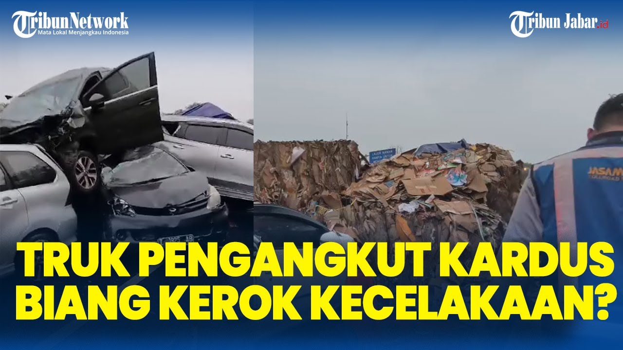 PARAH! Dugaan Sementara Kronologi Kecelakaan Maut Tol Cipularang Tabrakan Beruntun 4 Mobil Bertumpuk
