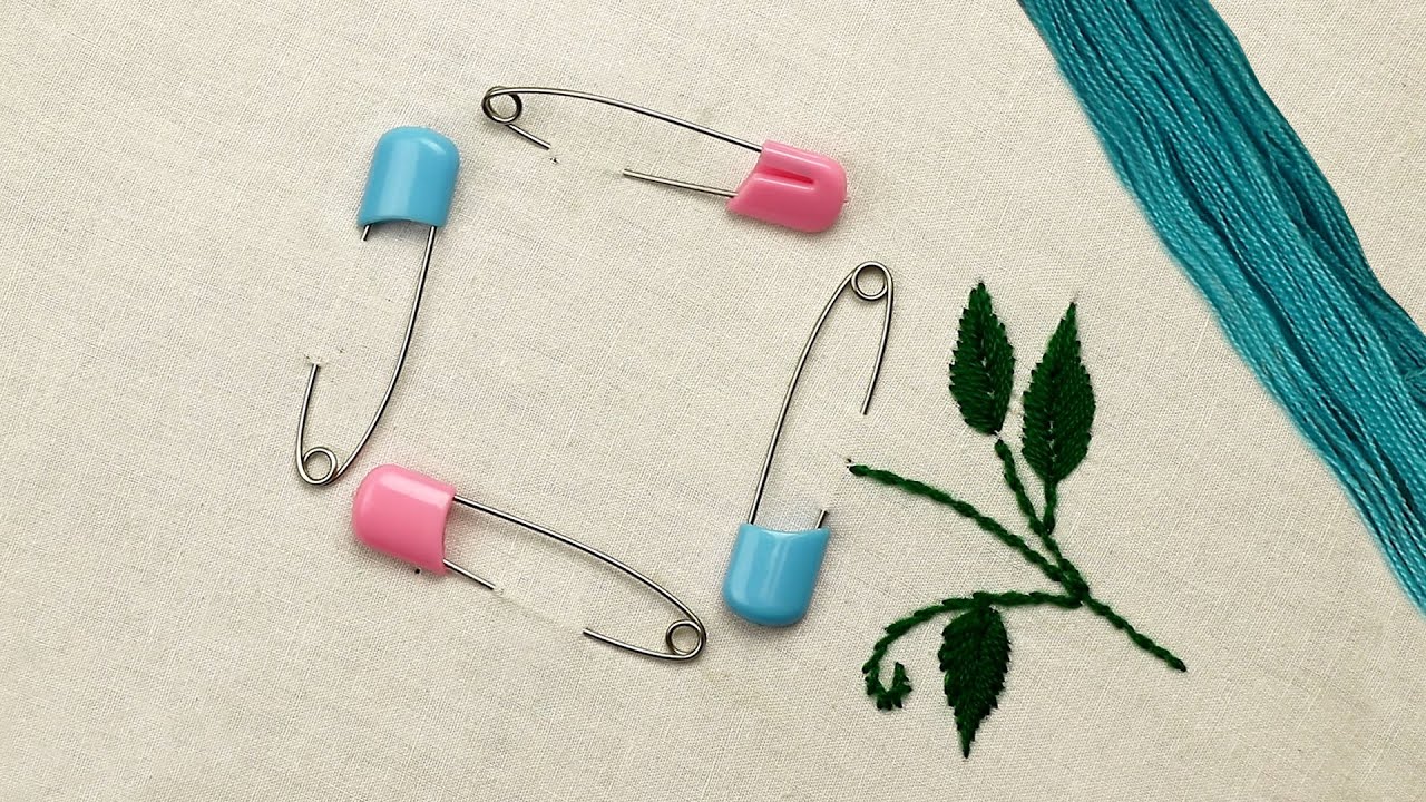 Super Easy Woolen Flower Craft Ideas with Safety pin | Hand Embroidery Trick | Sewing Hack | Woolen