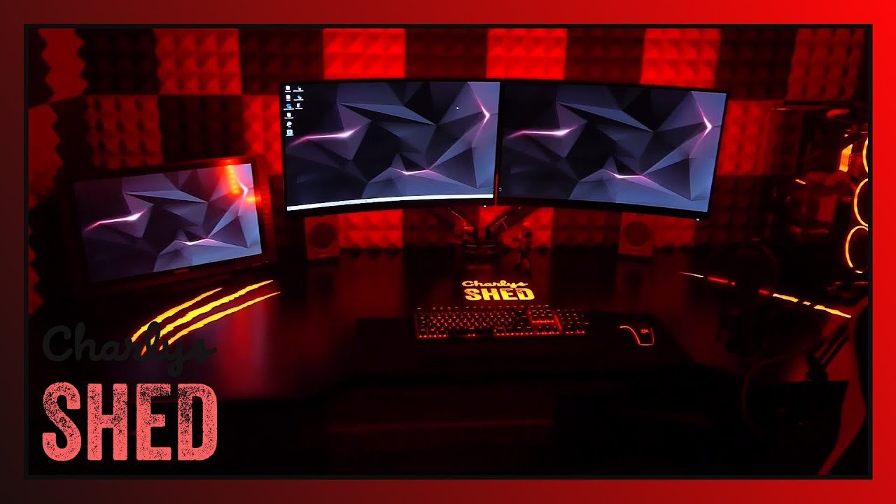 GAMING SETUP, DIY GAMING DESK, GAMING SCHREIBTISCH SELBER BAUEN