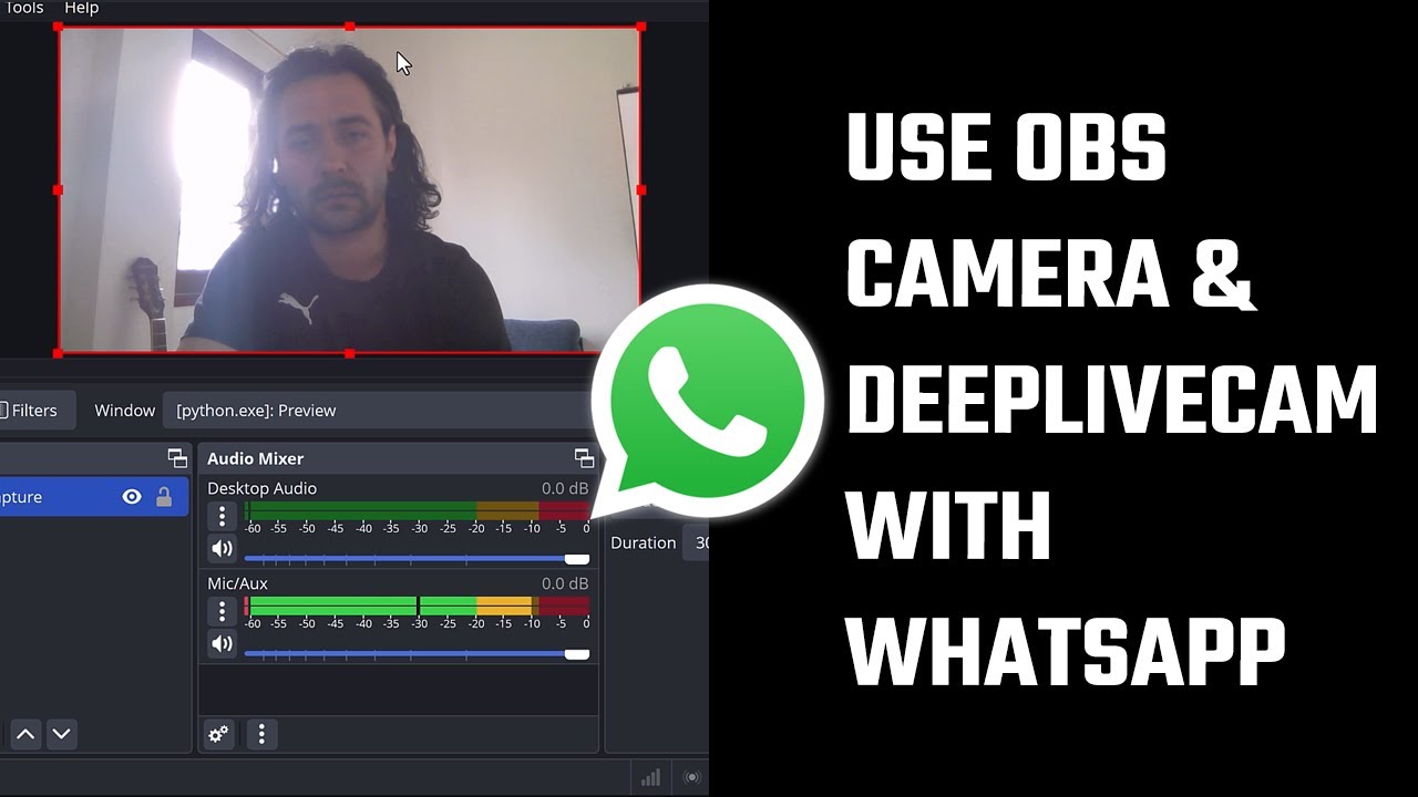 How to Use OBS Virtual Camera and DeepLiveCam with WhatsApp 2025