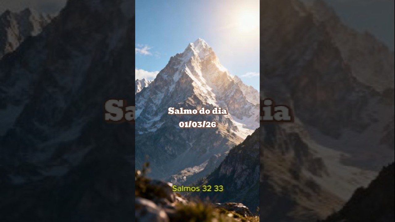 Salmo do dia 01 03 26