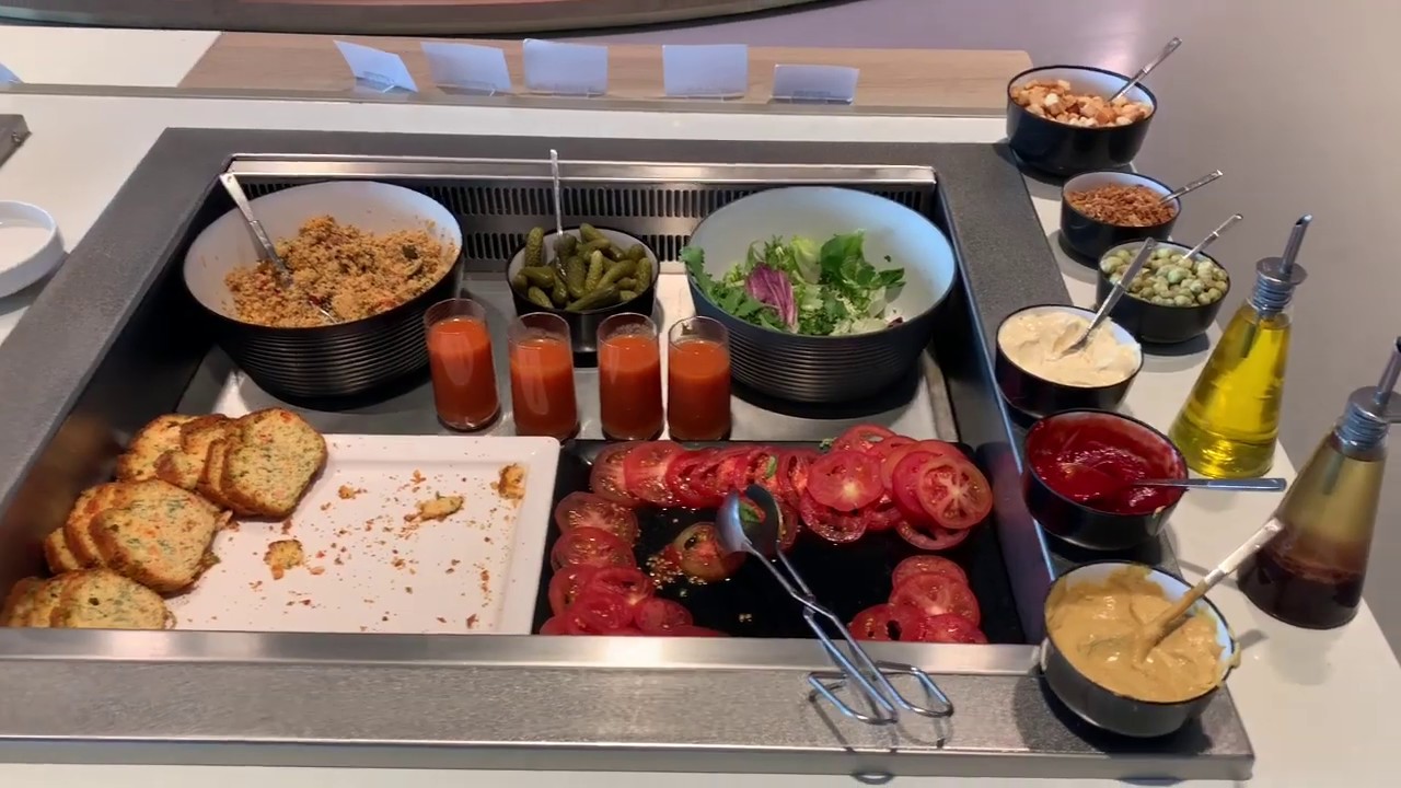 AIR FRANCE BUSINESS LOUNGE AT PARIS CHARLES DE GAULLE AIRPORT TERMINAL 2E