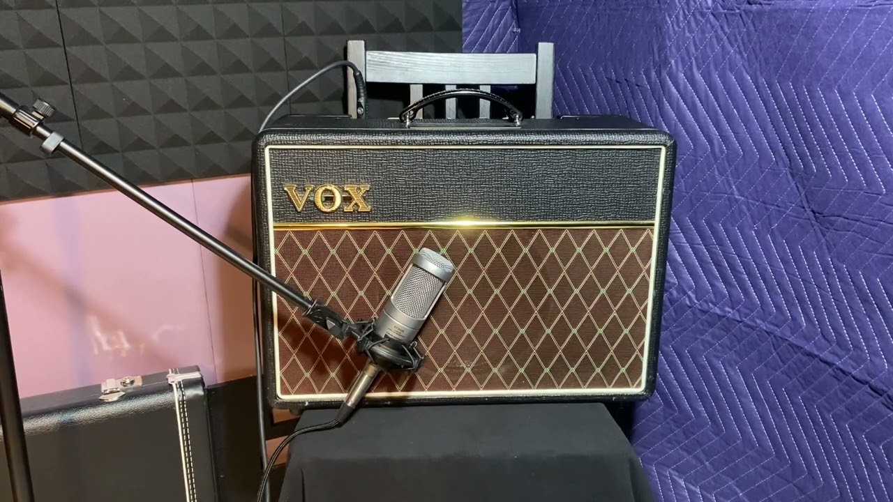 Audio-Technica AT3035 Demo - Clean tones of VOX AC10
