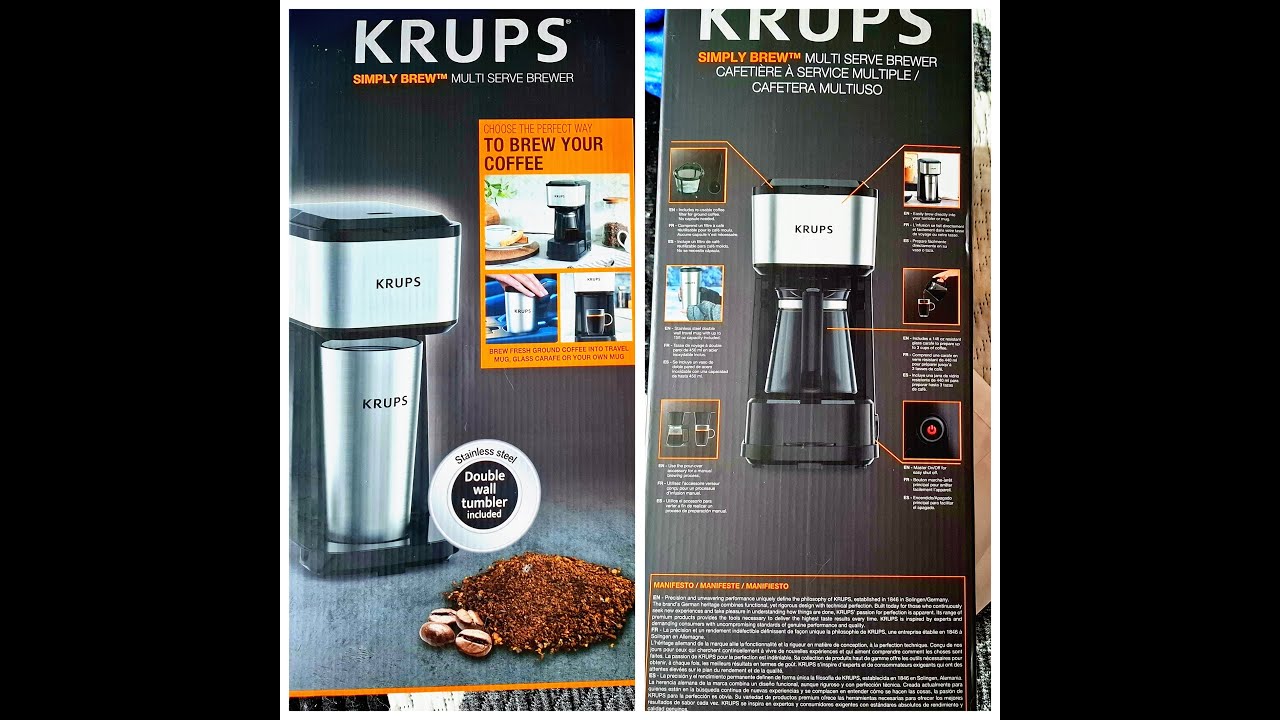 CAFETERA KRUPS SIMPLY BREW.