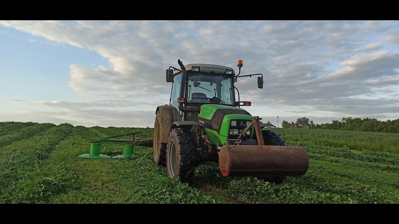 Koszenie koniczyny| Deutz Fahr 5090.4D| Talex Eco Cut 185|