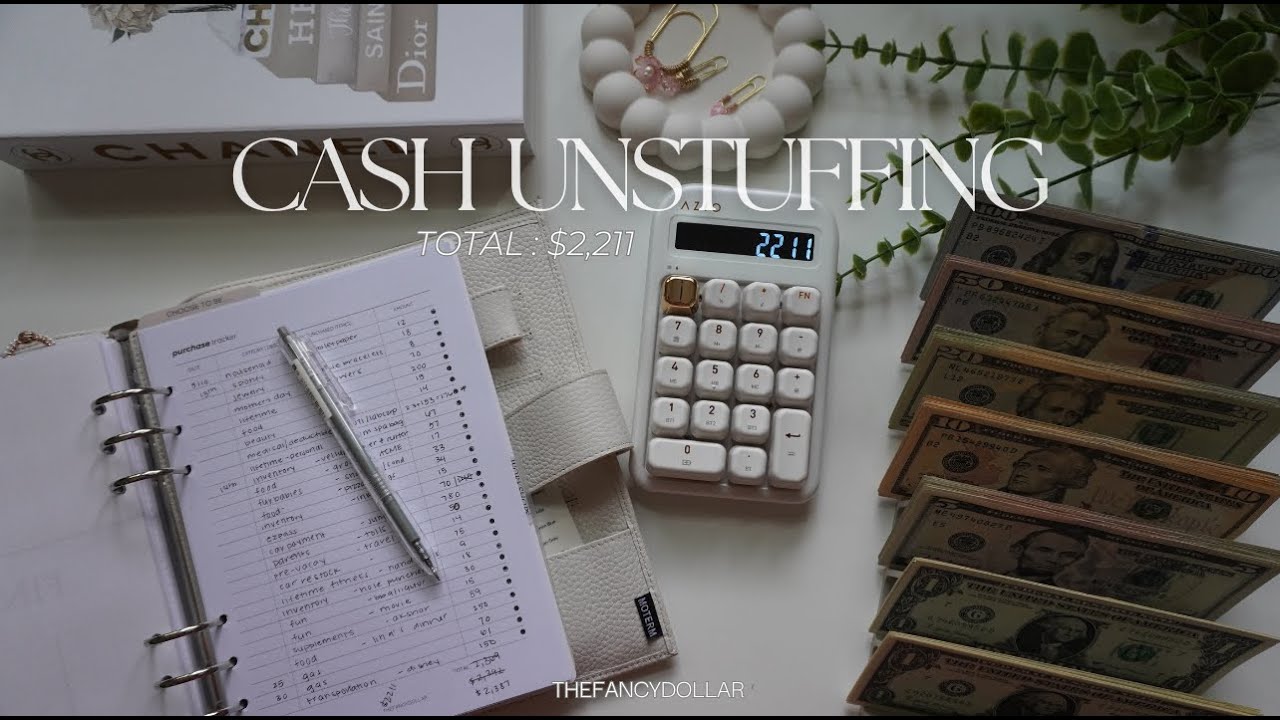 CASH UNSTUFFING | $2,211♡