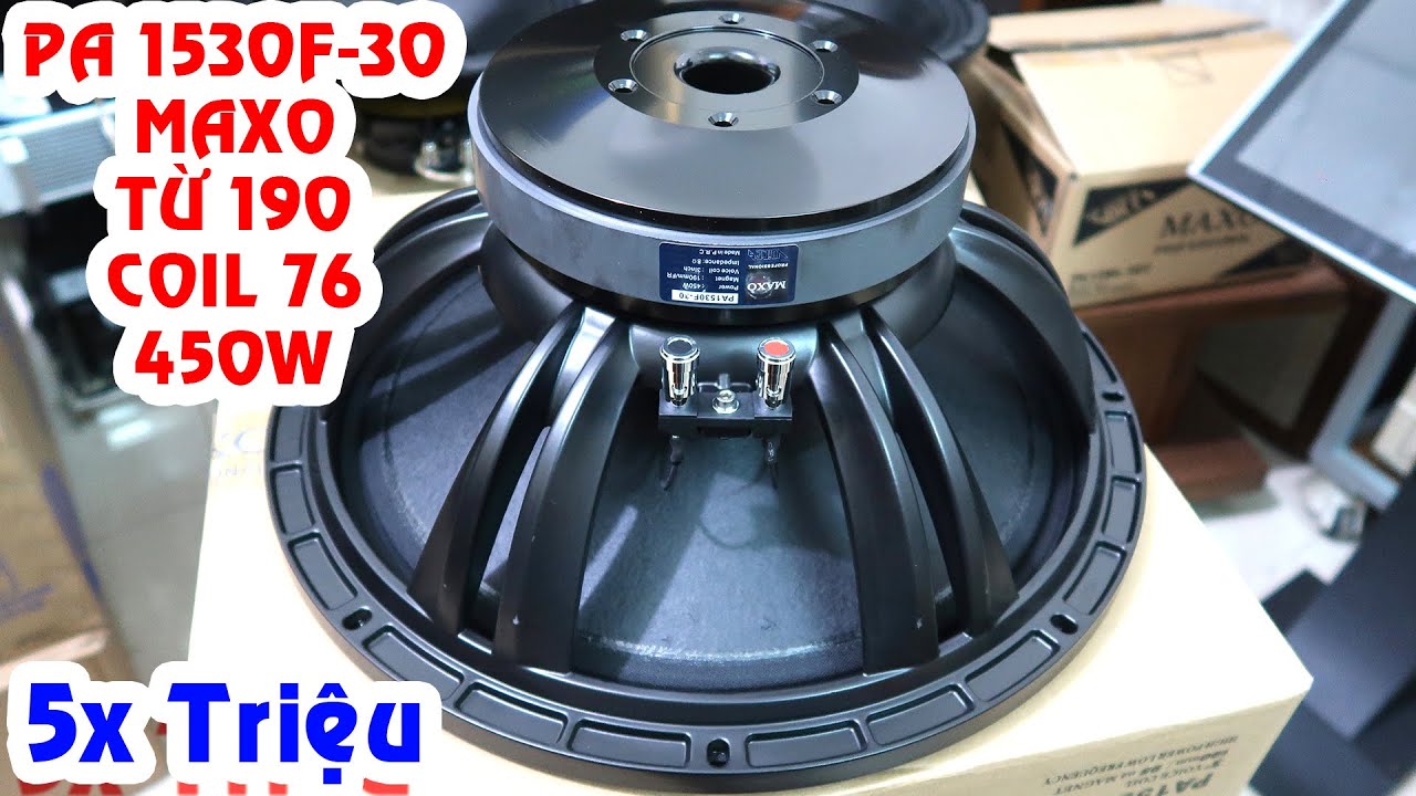 LOA MAXO 40 PA1530F-30 Tiếng Sáng Ráp Loa Full Hay Loa Kéo Rất Tuyệt Vời | 0946784717 Zalo Đặt Loa
