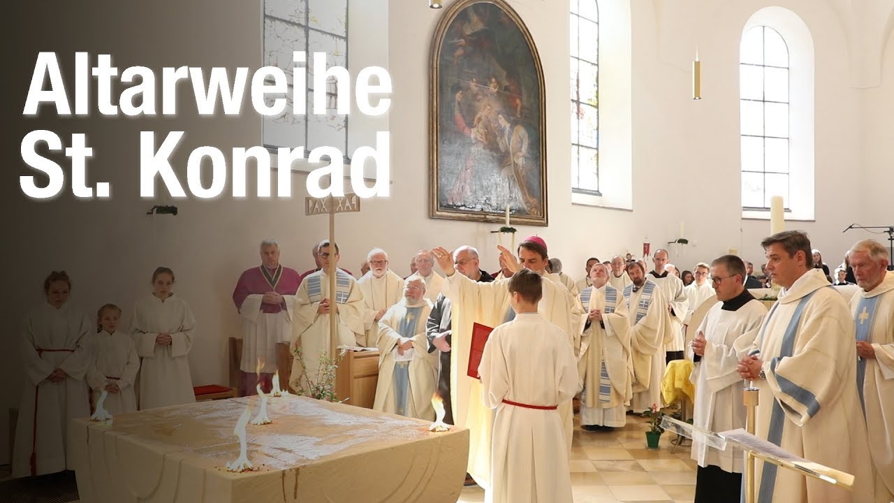 Neuer Altar in St. Konrad geweiht