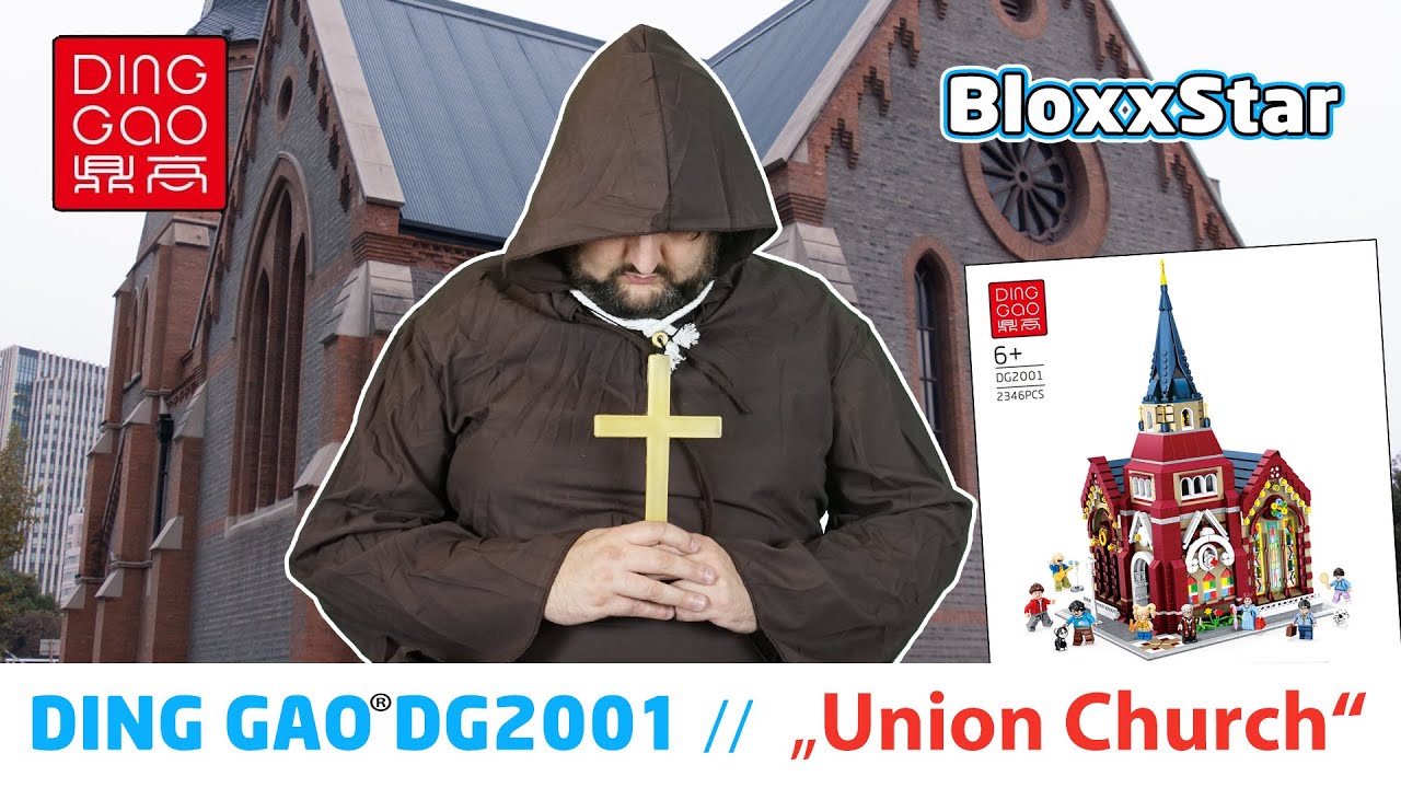 DING GAO&reg; ✝️ DG2001⛪ Union Church ▶️ Unboxing, Speed Build, Facts 💬 | 🖖 BloxxStar (Eng. Subs.)