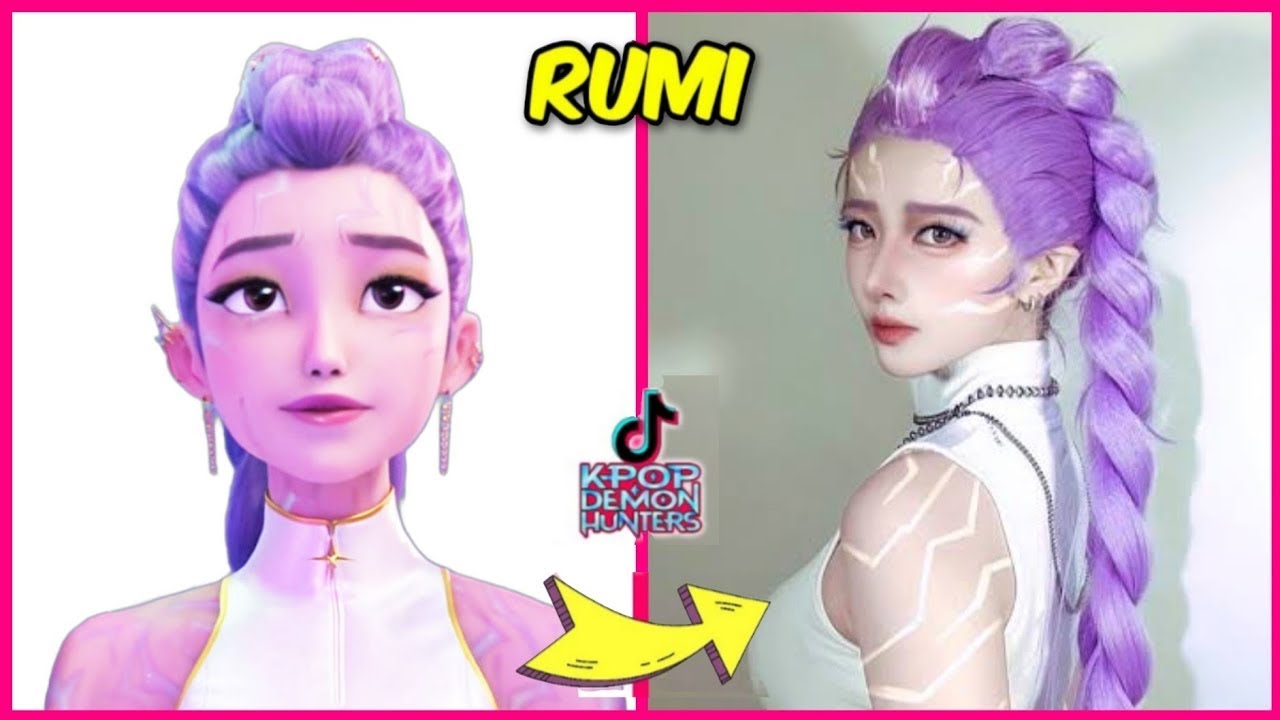 K-POP DEMON HUNTERS in REAL life🤩💕Guess by Dancing😍K-Pop Demon Hunters💜Mira❤Zoey💚Poodle Quizy