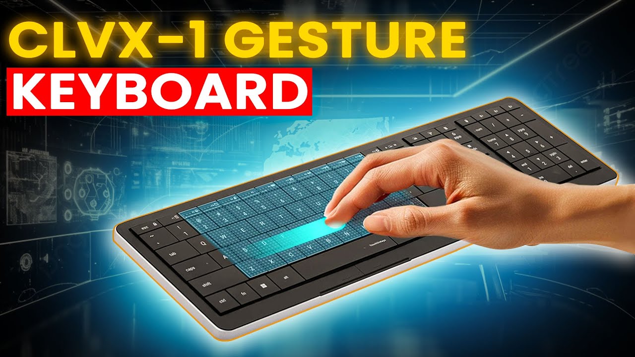 The Keys ARE the Track Pad 🤯 | CLVX-1 Gesture Keyboard | Review