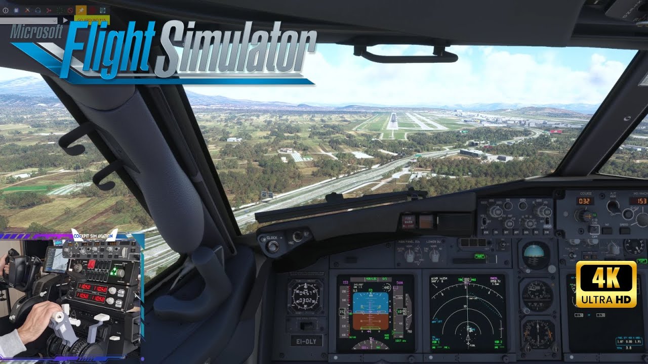 MSFS2020 | Stunning Approach into Athens | ULTRA REALISM | PMDG Boeing 737-800