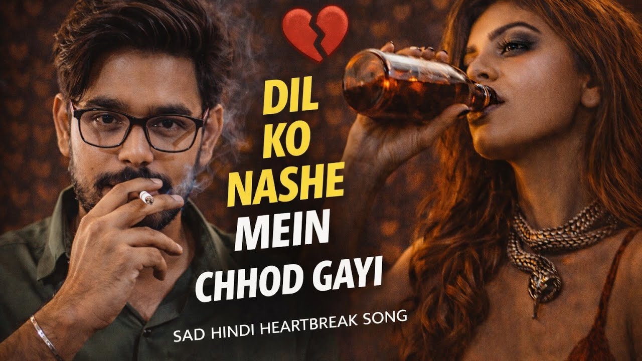 Dil Ko Nashe Mein Chhod Gayi 💔 Sad Love Story Song | Heartbreak Hindi Song 2026 | Rakesh Music Zone