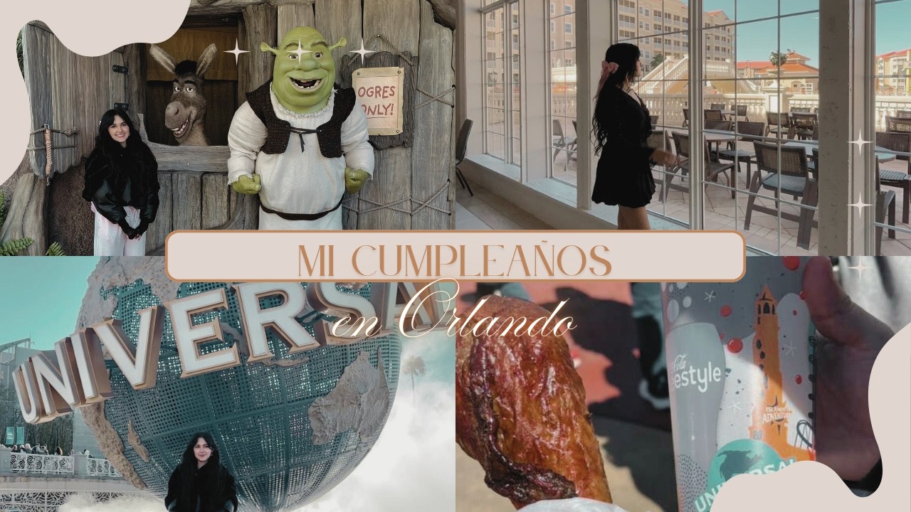 🎢MI NOVIO Me llevó a Orlando por mi cumpleaños 🎂 *me caí el día de mi cumple😭🩸* | Dahiana