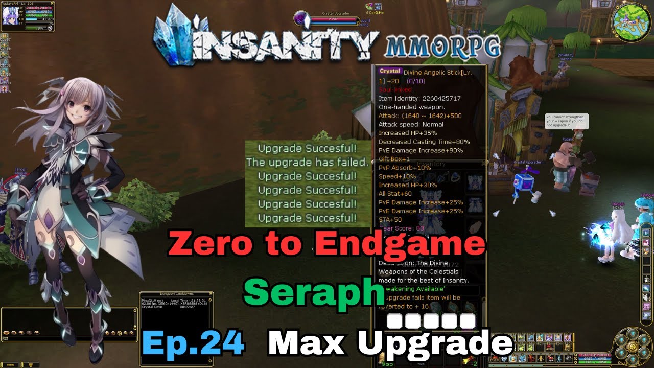 Insanity FlyFF - Zero to End Game Ep.24 - Maxed Out Upgrade