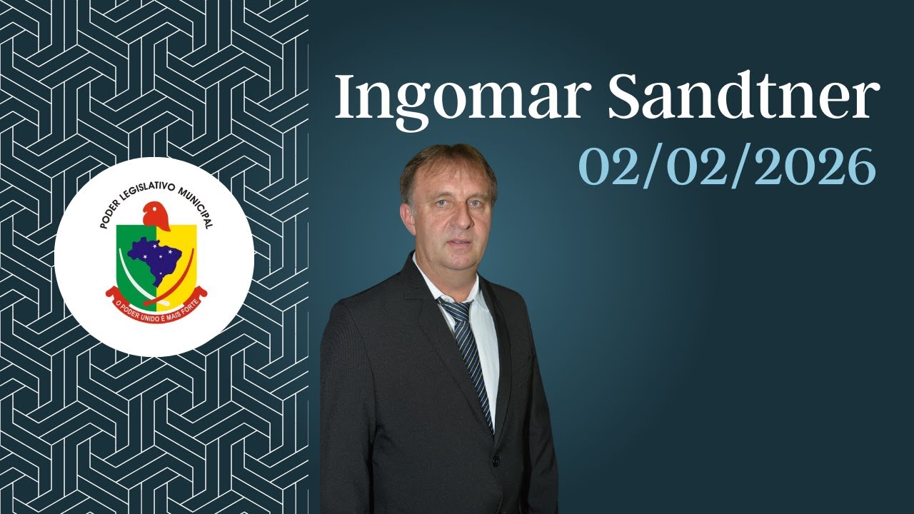 Discurso do Vereador Ingomar na sessão do dia 02/02/2026