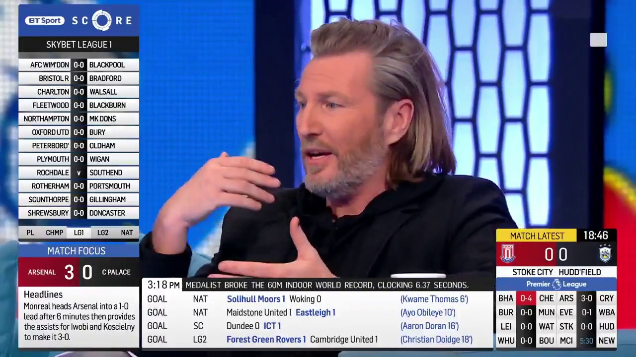 Robbie Savage and Chris Sutton get into a heated argument