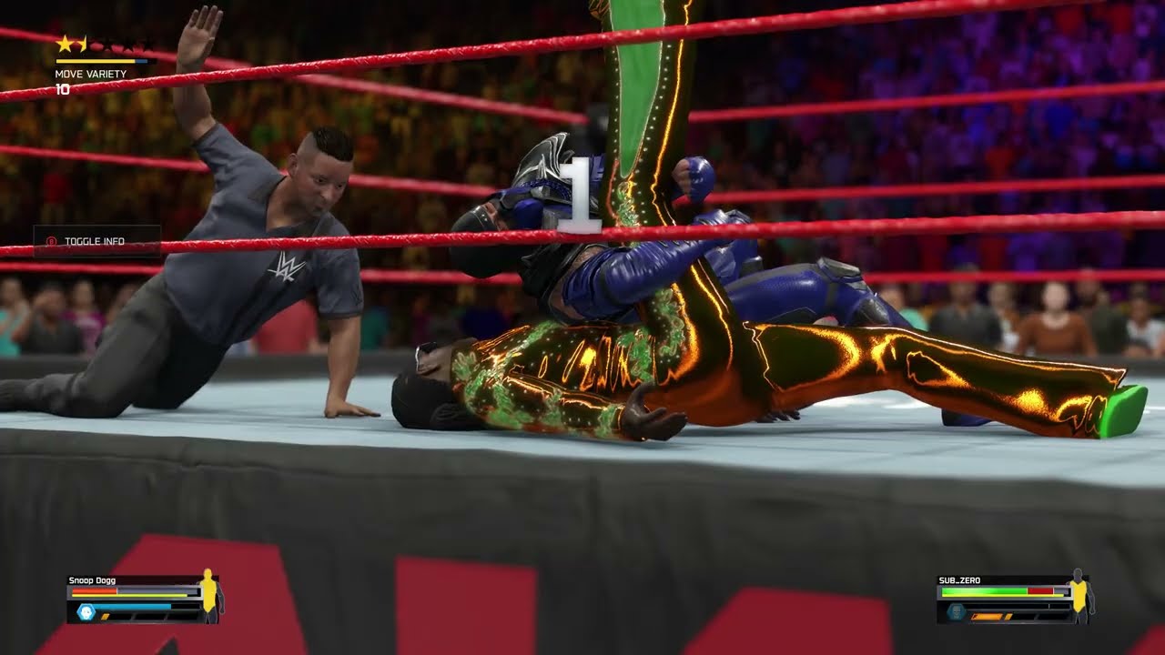 WWE 2K25 Season 6 Part 3 Snoop Dogg vs Sub Zero