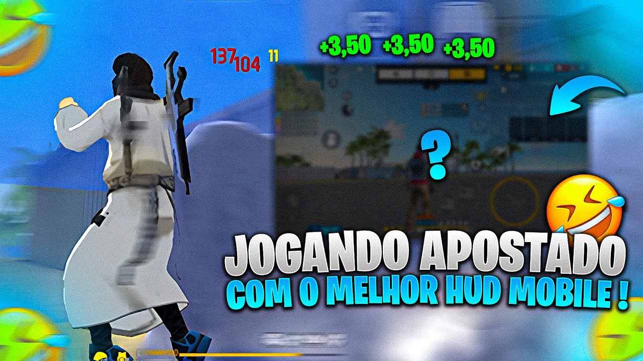 JOGANDO APOSTADO COM O MELHOR HUD DO FREE FIRE!! 