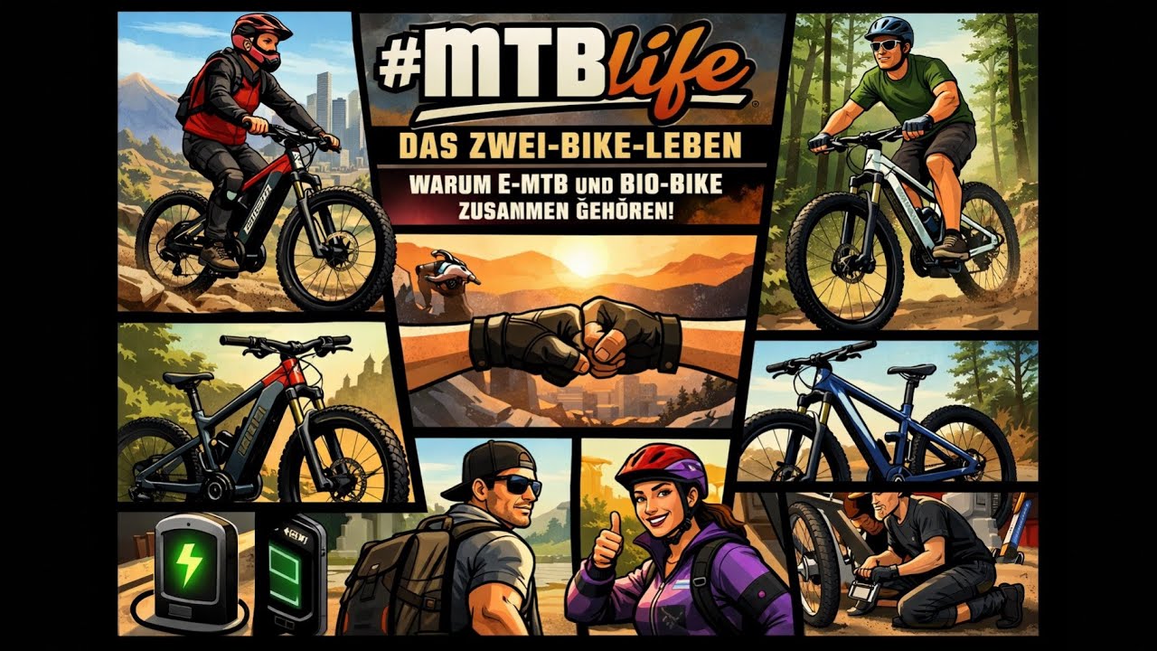 #MTBlife –Zwei-Bike-Leben – Warum E-MTB und Bio-Bike zusammen gehören