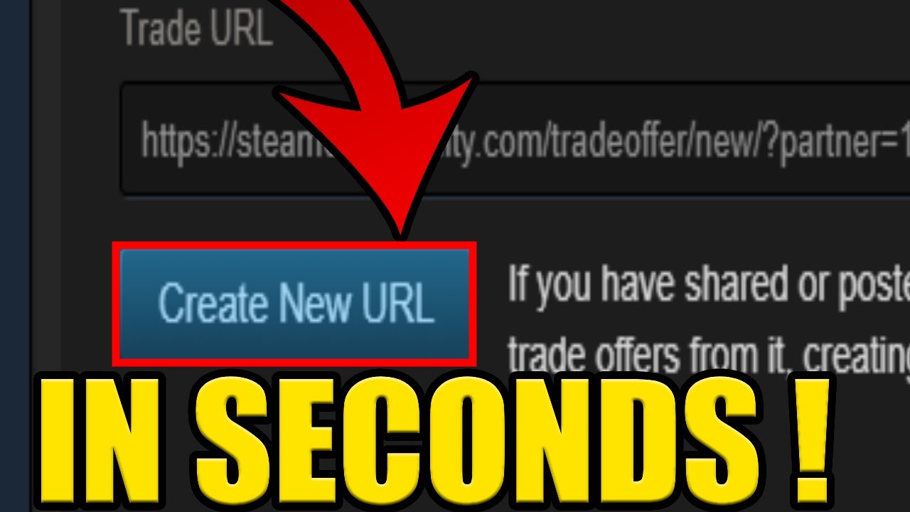 HOW to CHANGE your STEAM TRADE URL ✅2026✅