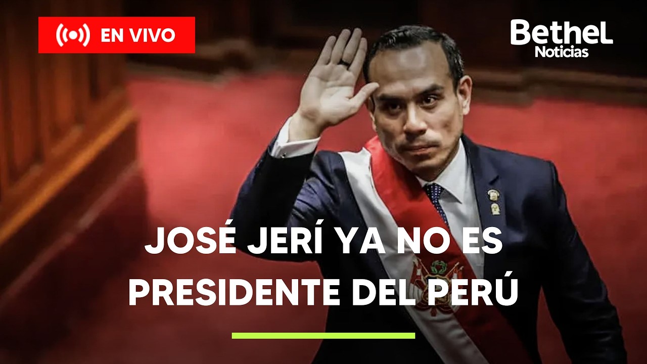 HOY CONGRESO DEFINE CONTINUIDAD DEL PRESIDENTE JOSÉ JERÍ