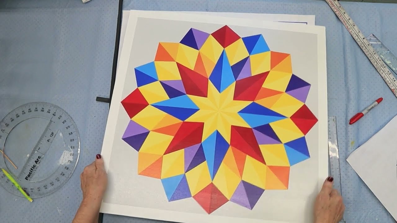 CATHEDRAL GLASS : Let's Make a CATHEDRAL GLASS Barn Quilt! | FREE PATTERN  & INSTRUCTIONS Video #66