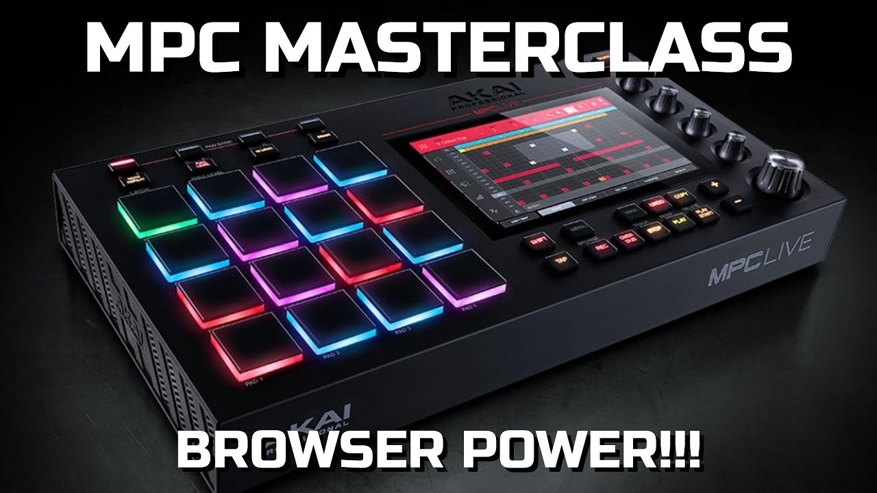 MPC Masterclass EP2 Browser Workflow and Shortcuts
