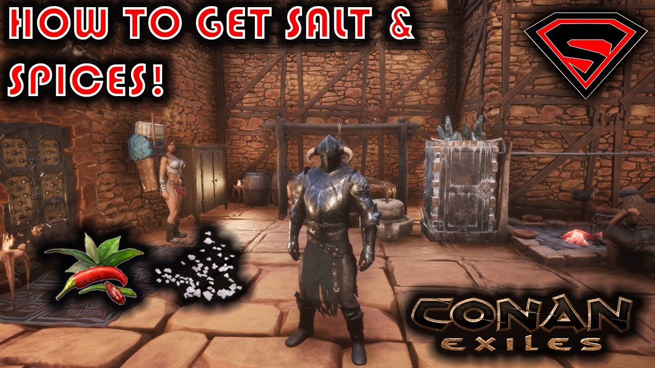 CONAN EXILES HOW TO GET SPICES AND SALT