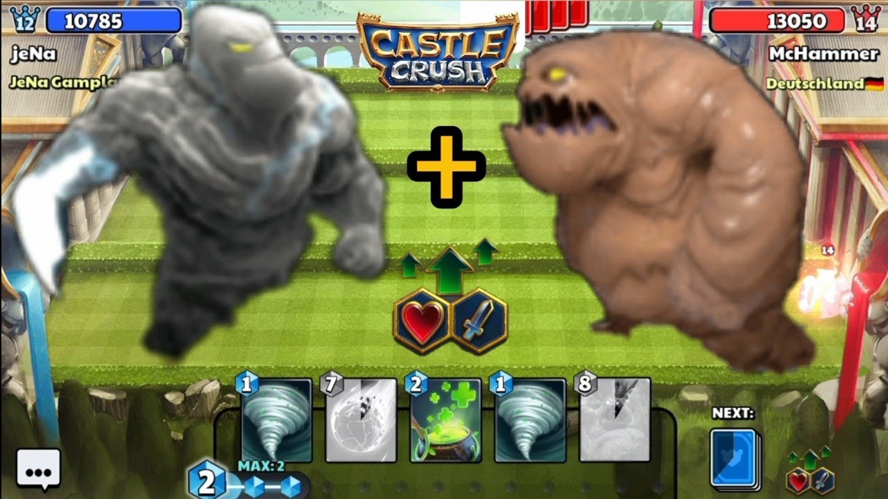 Mud Elemental + Storm Element! Castle Crush