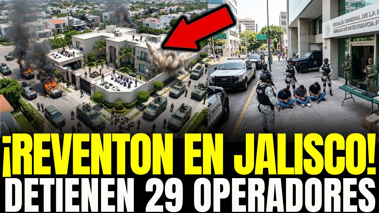 ¡REVENTÓN FINANCIERO en JALISCO! CONGELAN 312 CUENTAS y DETIENEN 29 OPERADORES