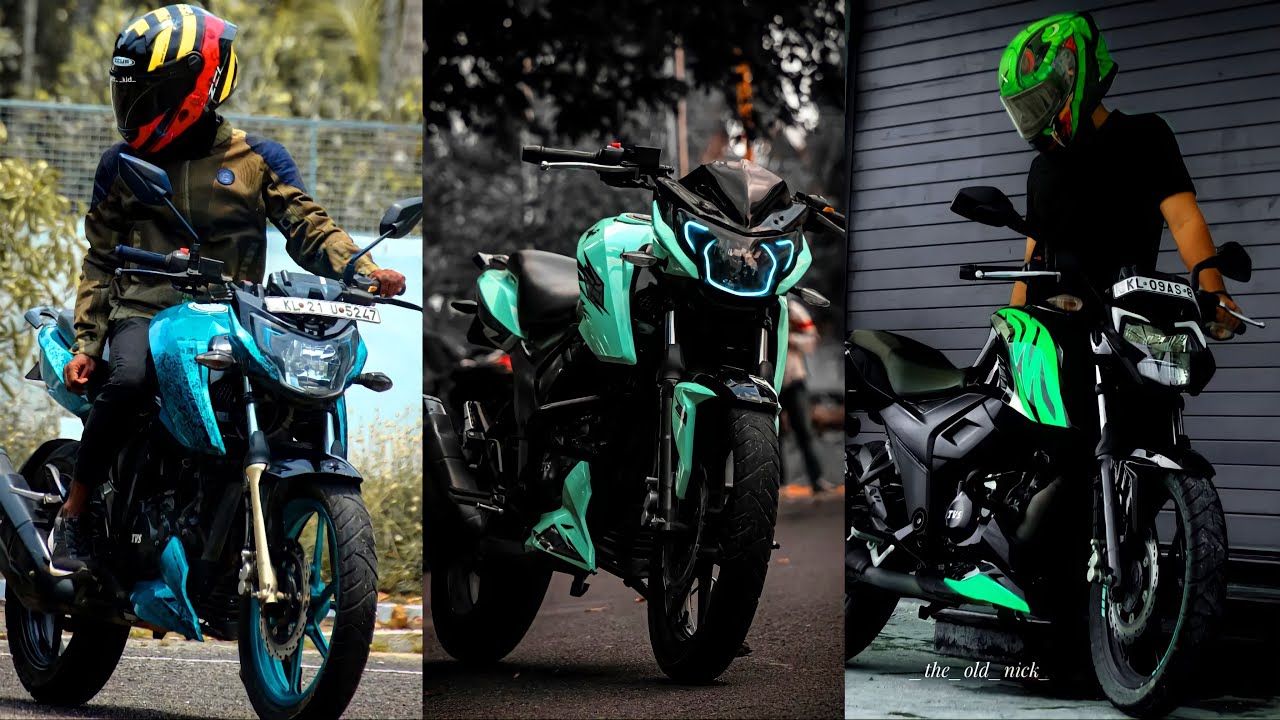 APACHE RTR MODIFIED🔥TOP 10 BEST TVS APACHE RTR 200/160 4V💥MOTOR HUBER
