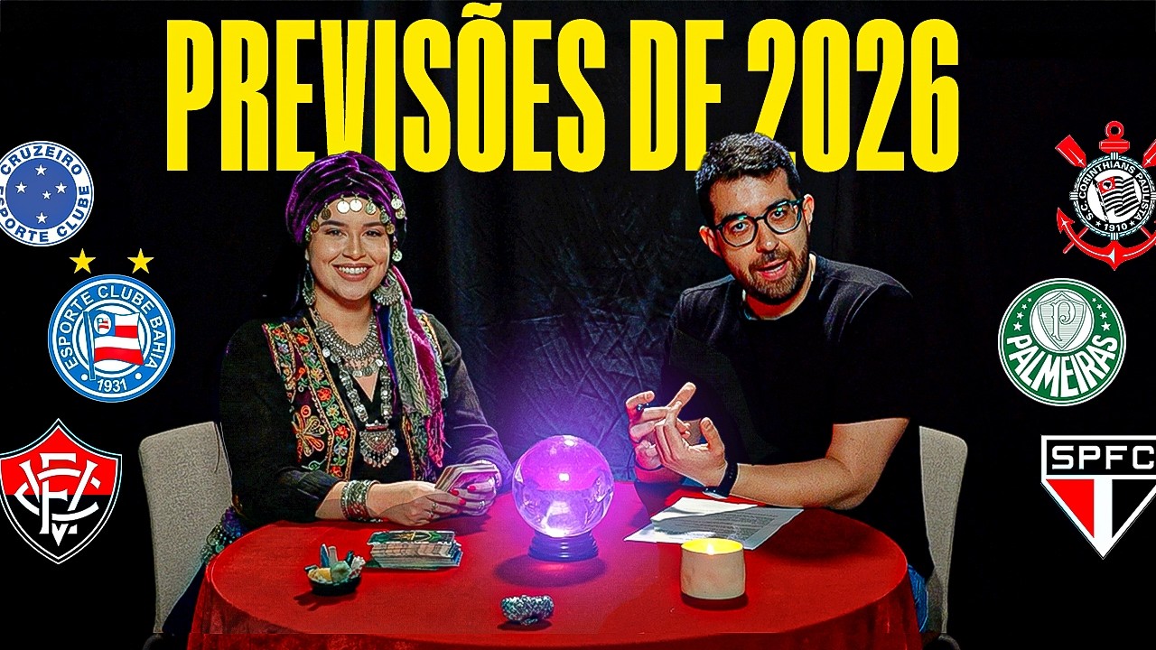 PREVISÕES PARA O FUTEBOL 2026 - CHAMAMOS VIDENTES!