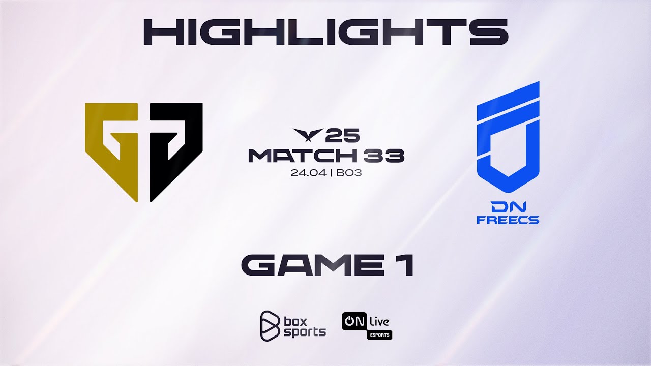 Highlights GEN vs DNF | Game 1 | Match 33 | LCK 2025