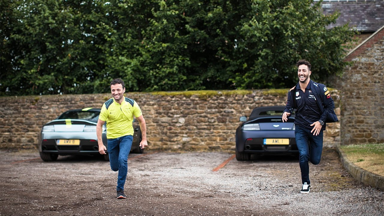 Daniel Ricciardo vs Darren Turner - Teaser | Aston Martin
