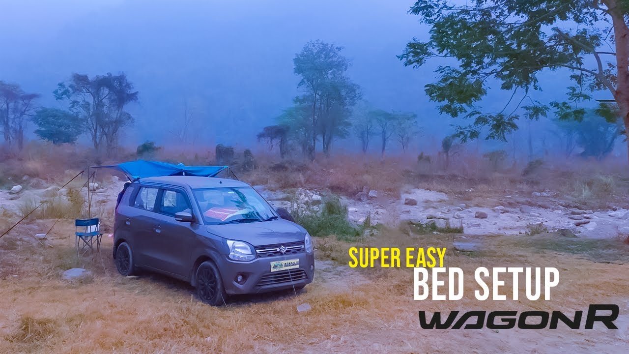 Convert Your Maruti Suzuki WagonR Into a Cozy Bed Setup #carcampingindia