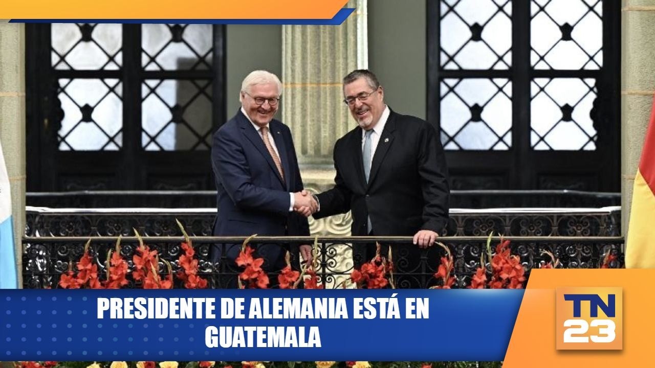 Presidente de Alemania está en Guatemala