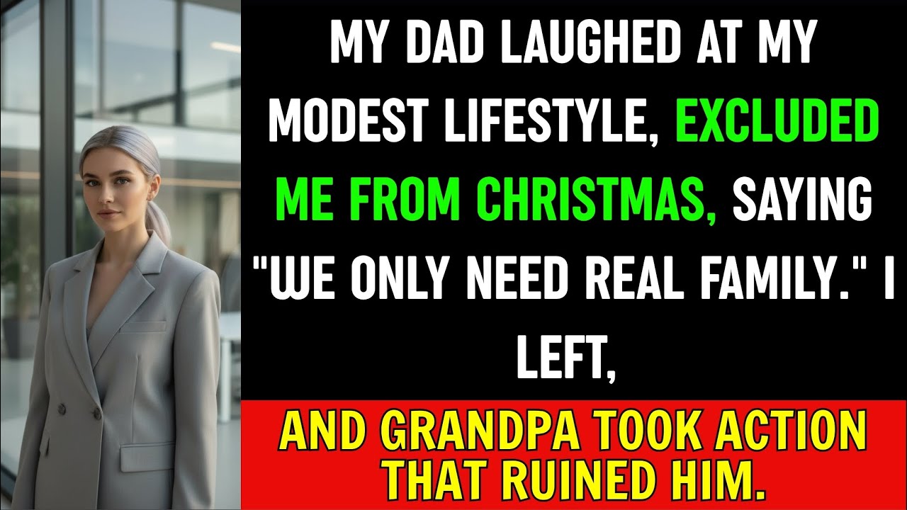 My Dad Laughed At My Modest Lifestyle, Excluded Me From Christmas