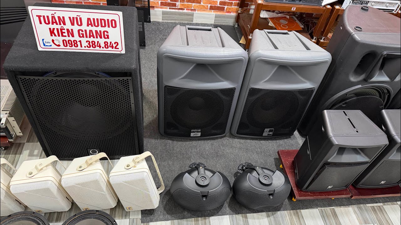 Em Về Loa EV SX80 .Loa Lời EV .Loa Peavey Bass 30 .Sub Hơi Anh Quốc Bass 50 ☎️0981384842
