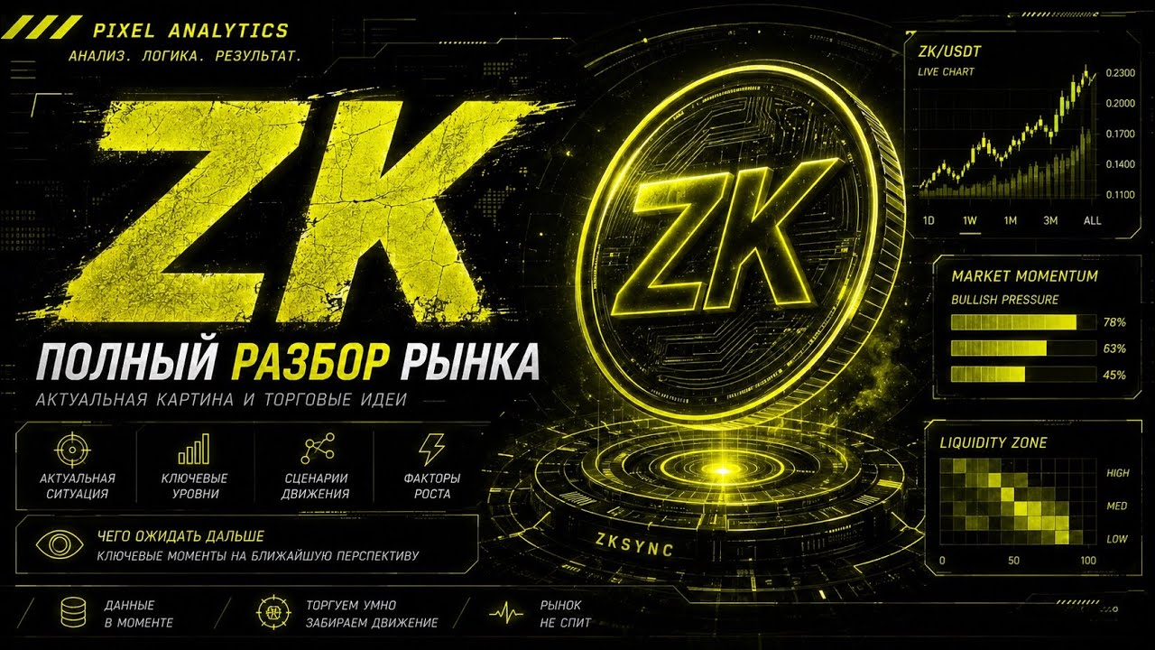 🔥 ZK ГОТОВ К ВЗРЫВУ? ПОЛНЫЙ РАЗБОР ZKSYNC &mdash; КУДА ПОЙДЁТ ЦЕНА?