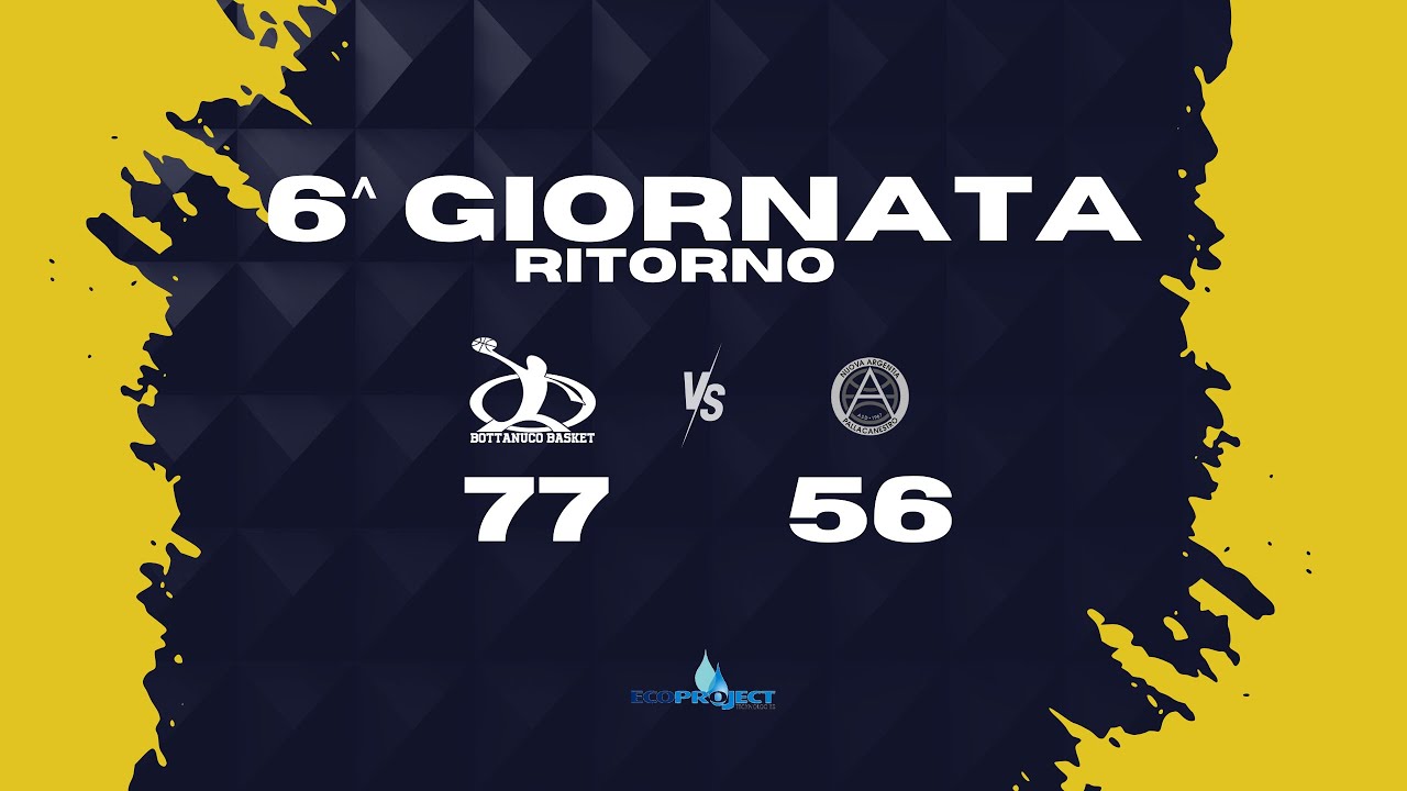 Bottanuco Basket [77] vs Argentia Gorgonzola [53] (6a ritorno)