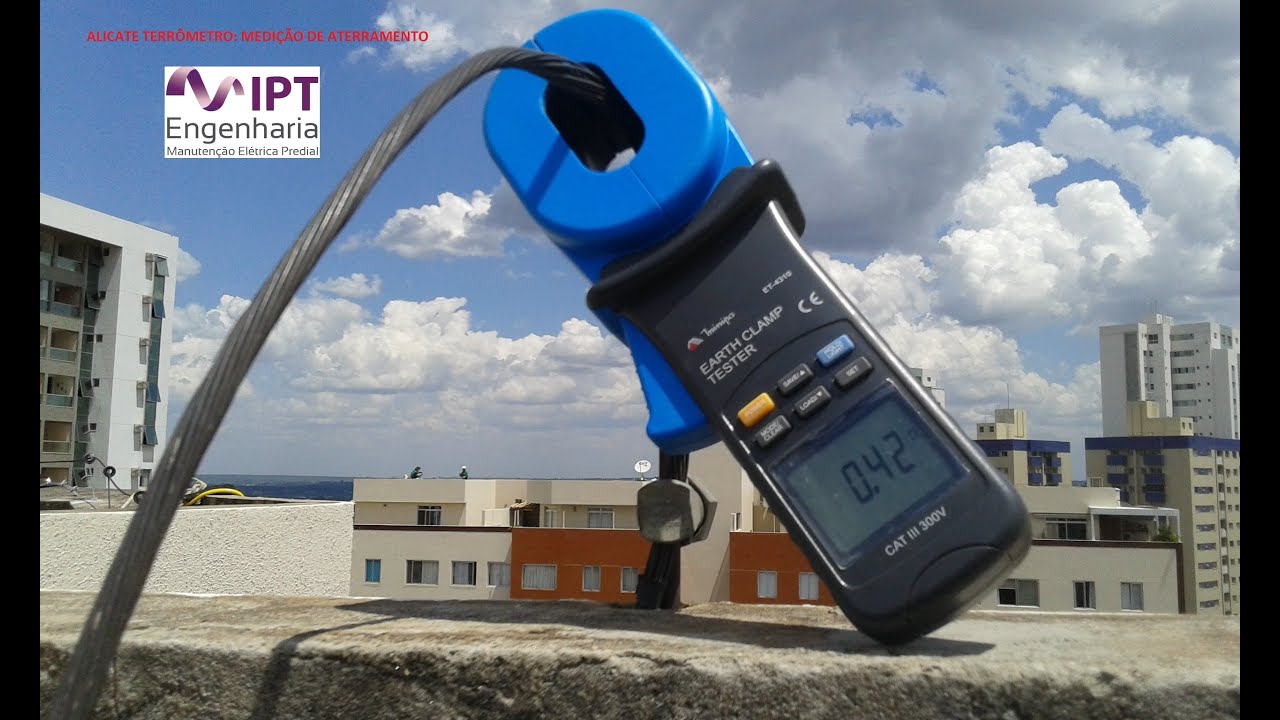 A-60 MEDIÇÃO DA RESISTÊNCIA DE ATERRAMENTO:ALICATE TERRÔMETRO