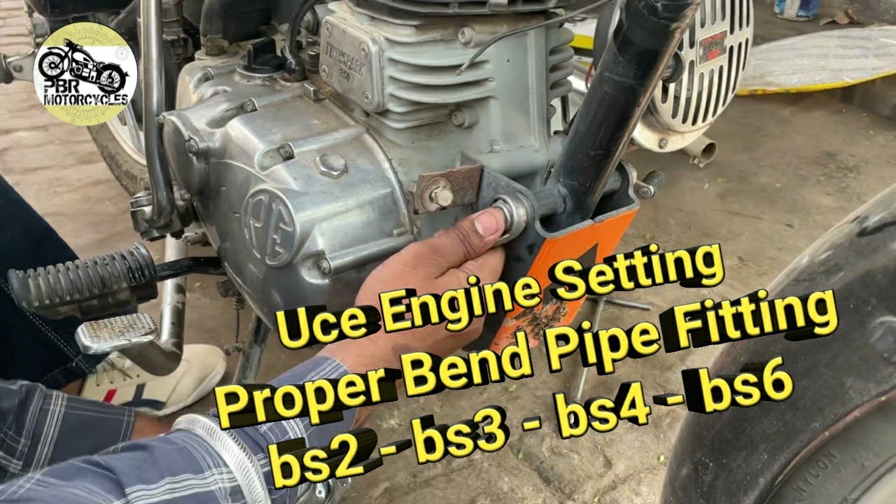 Bullet 350 Fitting C Bend || Uce Engine Setting | PBR Motorcycles
